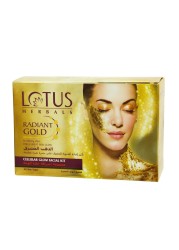 Lotus Herbals Radiant Gold Cellular Glow Facial Kit Gold 37g