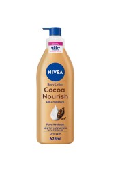 NIVEA Body Lotion, Dry Skin, Cocoa Butter, 48H Deep Moisture, 625ml