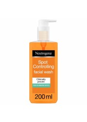 Neutrogena Spot Controlling Facial Wash with Salicylic Acid, 200ml