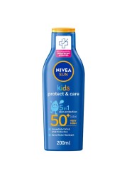 NIVEA SUN Lotion Kids Protect &amp; Care SPF 50+ 200ml