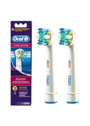 Oral-B Floss Action Replacement Brush Head EB 25-2 2 PCS