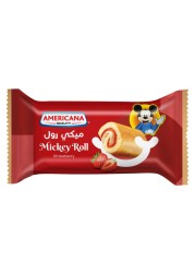 Americana Swiss Roll- Strawberry Mickey Mouse Edition 20g
