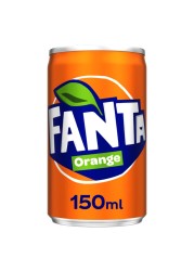 Fanta Orange Carbonated Soft Drink Can 150ml