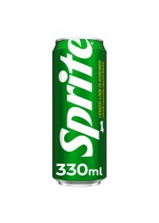 Sprite Regular Lemon Lime Flavoured Carbonated Soft Drink Can 330ml