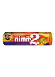 Storck Nimm2 Orange and Lemon Flavoured Hard Candy Stick, 50g