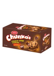 Tiffany Chunko&#39;s Choco Chip Cookies, 43g Pack of 10