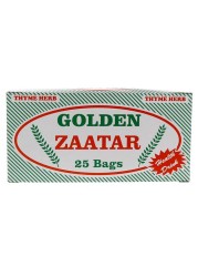 Thyme Herb Golden Zaatar Tea Bags 25 Tea Bags
