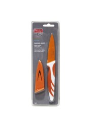 Prestige Vibro Paring Knife With Cover PR9001 Orange And White 8.5cm