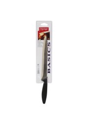 Prestige Basics Carver And Slicer Knife With Plastic Handle Silver And Black 20cm