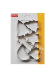 Prestige Biscuit Cutter 5686 Silver Pack of 6