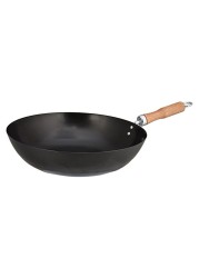 Prestige Aluminium Non-Stick Wok Pan PR42252 Black And Beige 30cm