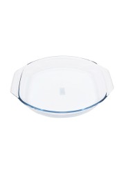 Pyrex Optimum Glass Oval Roaster Clear 4L