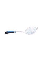 Raj Stainless Steel Skimmer With Nylon Handle Silver 19cm