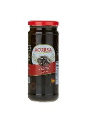 Acorsa Sliced Black Olives, 470g