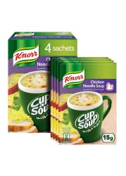Knorr Cup-A-Soup Chicken Noodle Soup 15g Pack of 4