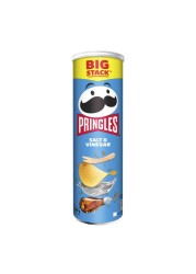 Pringles Salt and Vinegar Potato Chips, 200g