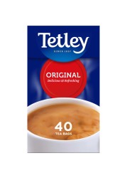 Tetley Original Black Tea Bags 40 Tea Bags