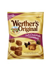 Storck Werther&#39;s Original Soft Chocolate Caramel Toffees, 100g
