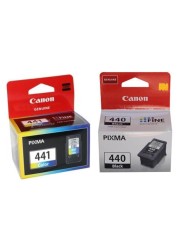Canon PG 440 Black With CL 441 Printer Cartridge Colour