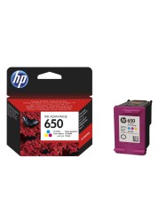 HP 650 Tricolor Original Ink Cartridge CZ102AK Page Yield 200 Pages