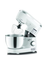 Black+Decker Stainless Steel Kitchen Machine 1000W SM1000-B5 White