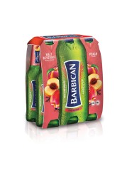 Barbican Peach Flavoured Non-Alcoholic Malt Beverage 330ml Pack of 6