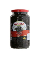 Acorsa Sliced Black Olives Jar, 950g