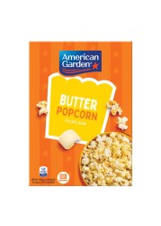 American Garden Gluten-Free Microwave Butter Popcorn 3 Bags, 273g