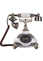 Vintage Retro Telephone with Rotary Dial Classic Antique-Style Landline Phone for Home &amp; Office Decor, Functional Old-Fashioned Desk Phone, Perfect Gift for Collectors &amp; Vintage Enthusiasts
