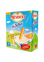 President Gouter Dip and Crunch Cheese 87.2g Pack of 4