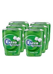 Wrigley&#39;s Extra Refreshers Spearmint Flavour Sugarfree Chewing Gum, 67g Pack of 12