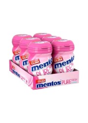 Mentos Pure Fresh Sugar Free Bubble Fresh Flavour Chewing Gum Bottles, 87.5g Pack of 6