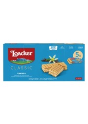 Loacker Classic Vanilla Wafers, 45g Pack of 5