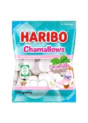 Haribo Chamallows Cocoballs with Coconut Marshmallow, 130g