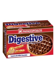 Papadopoulos Digestive Milk Chocolate Coated Whole Wheat Biscuits, 200g