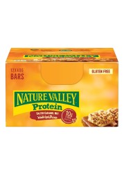 Nature Valley Protein Salted Caramel Nut Bar, 40g Pack of 12