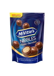 McVitie&#39;s Nibbles Double Chocolate Biscuit Bites, 120g