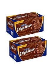 McVitie&#39;s Digestive Milk Chocolate Covered Wheatmeal Biscuits 200g Pack of 2