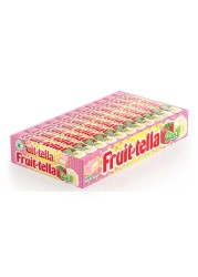 Fruit-tella Juicy Chewy Candy Sweet Strawberry Banana Flavour 32.4g Pack of 20