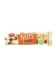 Emco Nuts And Cashew Coated In Dark Chocolate Bar 35g