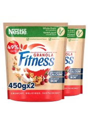 Nestle Fitness Cranberry and Seeds Granola, 450g Pack of 2