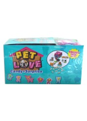 Kidsmania Pet Love Candy and Surprise Toy, 8g