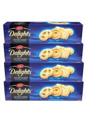 Tiffany Delights Butter Cookies, 80g Pack of 4