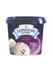 London Dairy Cookies and Cream Ice Cream, 1L