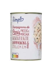 Simpl PP Blanc Mushrooms Stems 1/2