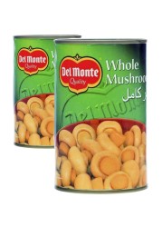 Del Monte Whole Mushrooms, 400g Pack of 2