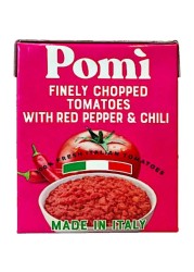 Pomi Finely Chopped Tomatoes with Red Pepper and Chilli, 390g