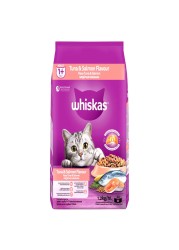 Whiskas Tuna and Salmon Flavour Dry Food for Cats, 1 Years and above, 1.2kg