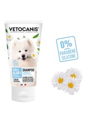 Agrobiothers Vetocanis Light Coloured Hair Pet Shampoo With Chamomile White 300ml