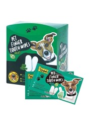 Puppy Crush Pet Finger Tooth 50 Wipes Mint